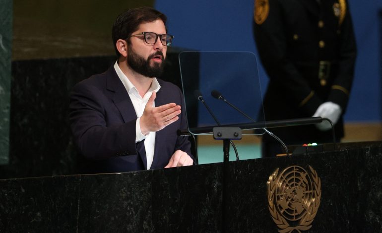 Boric en la ONU: “Chile no está en condiciones de recibir más migración”