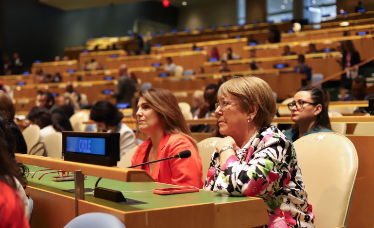 Bachelet llama al multilateralismo en la ONU para enfrentar crisis globales