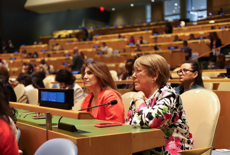 Bachelet llama al multilateralismo en la ONU para enfrentar crisis globales