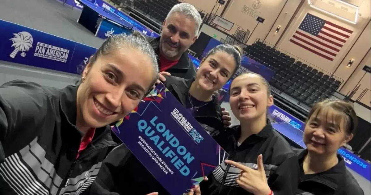 Team Chile femenino de tenis de mesa clasifica al Mundial de Londres 2026 con medalla bajo el brazo