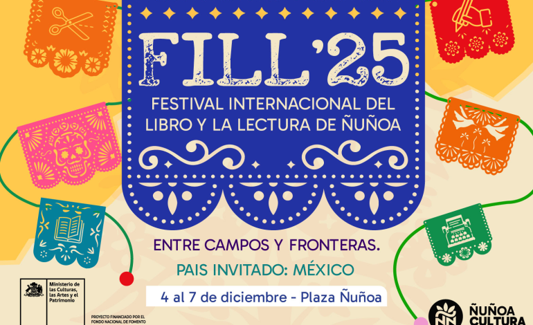 Santiago recibe la FILL 2025: Feria Internacional del Libro y la Lectura llega con invitados de México y una agenda diversa