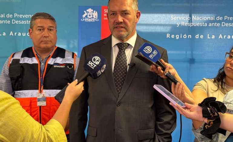 Autoridades entregan balance por sistema frontal en La Araucanía y alertan tormentas eléctricas para este lunes