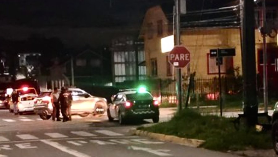 Carabinero queda en riesgo vital tras recibir disparo en la cabeza durante procedimiento en Puerto Varas