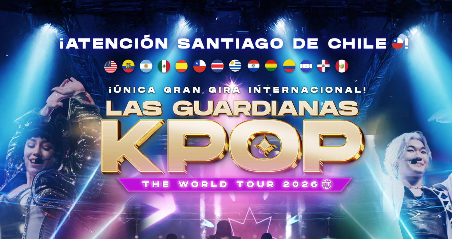 Las Guardianas K-Pop en Chile 2026: fenómeno global llega al Teatro Coliseo