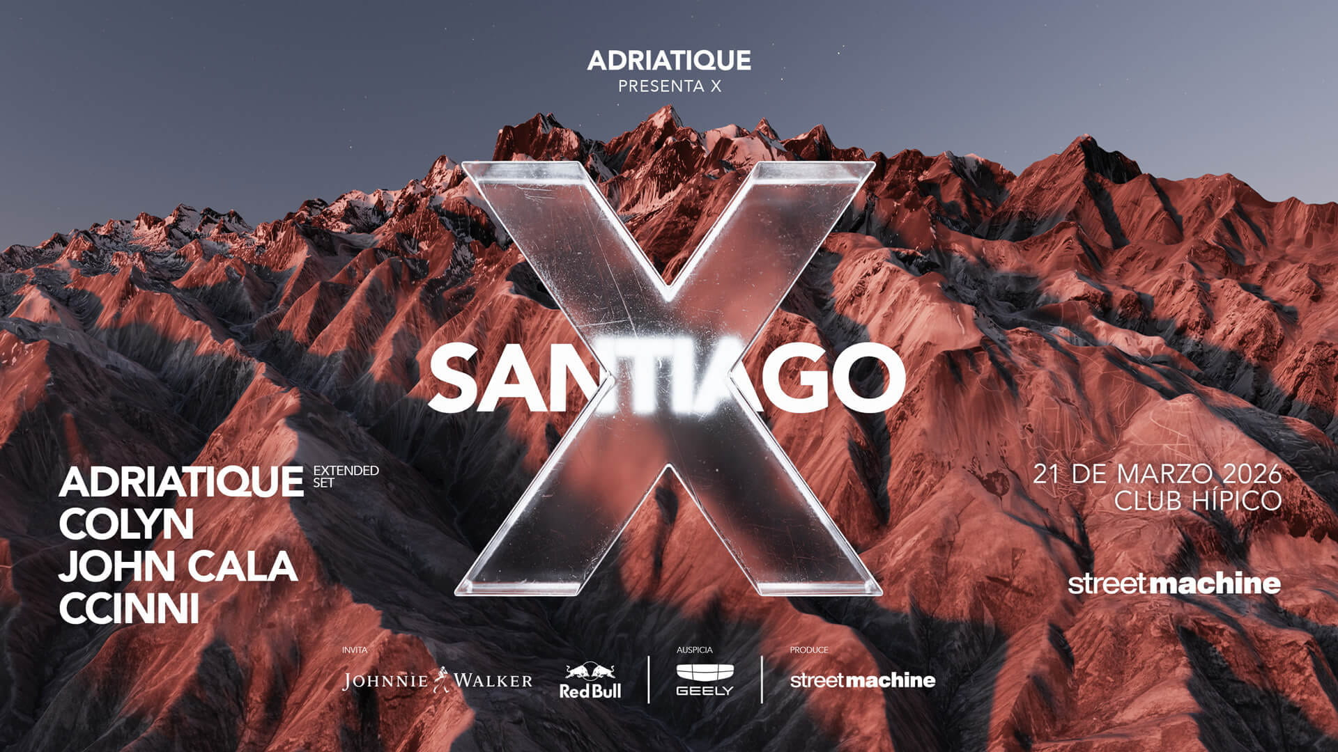 Adriatique en Chile 2026: festival electrónico llega al Club Hípico con despliegue de primer nivel