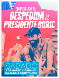 Frente Amplio convoca acto de despedida para Gabriel Boric frente a La Moneda antes del cambio de mando