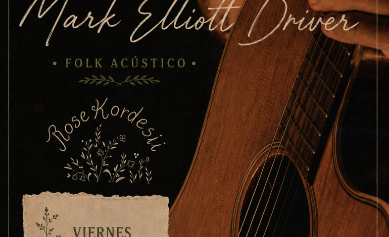 Mark Elliott Driver debutará en Santiago con íntimo concierto folk junto a Rose Kordesii